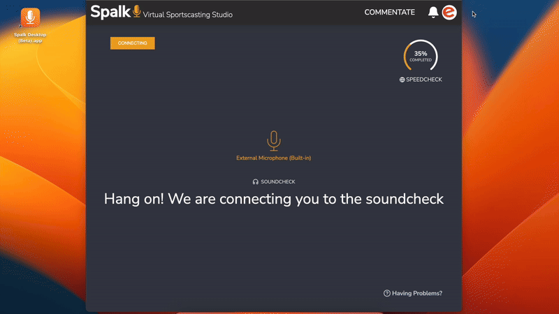 4 - Go from Soundcheck Network tab to Studio (speed up).gif